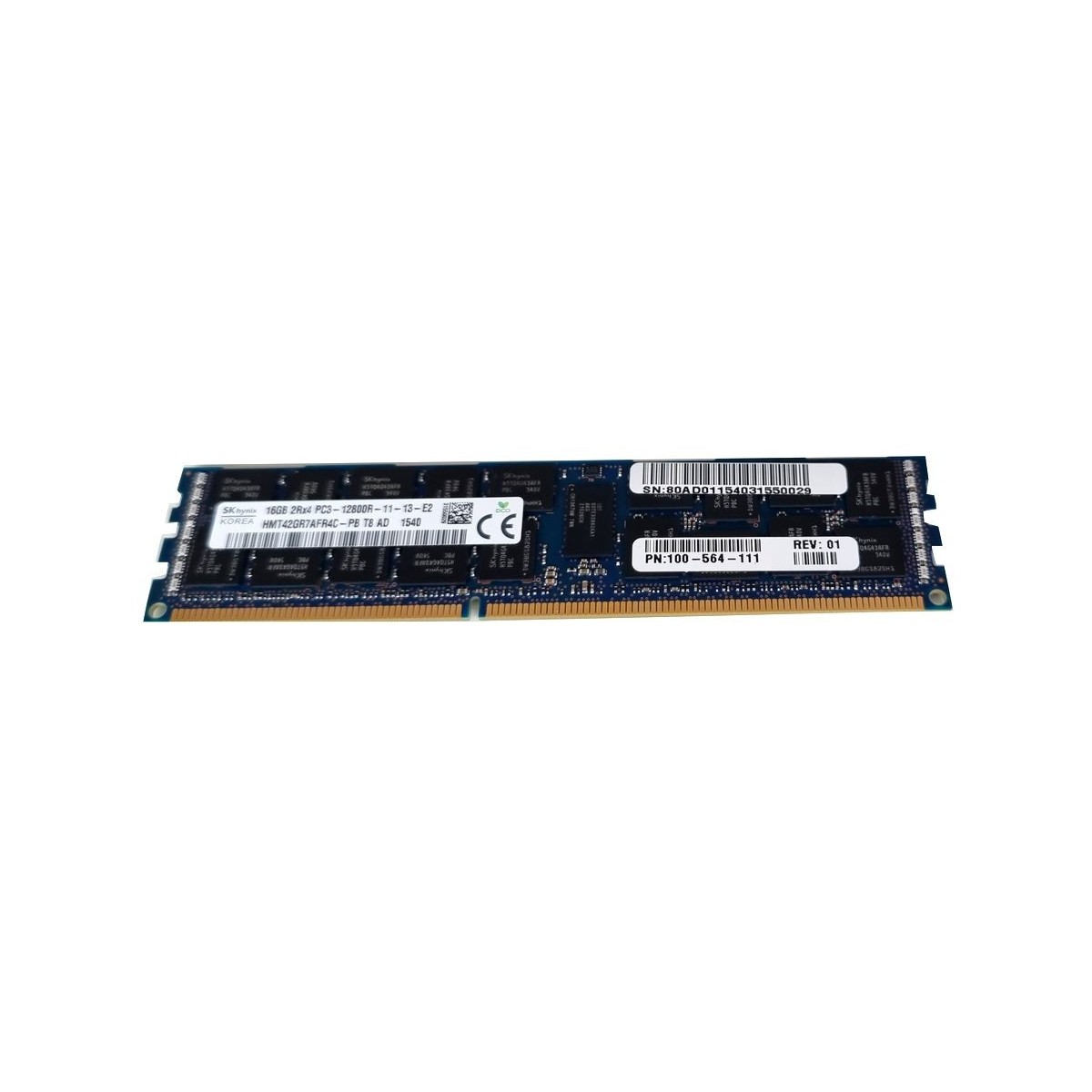 EMC HYNIX 16GB 2Rx4 PC3-12800R ECC REG 100-564-111