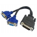 ADAPTER PRZEJŚCIÓWKA DMS-59 NA 2xVGA G9438