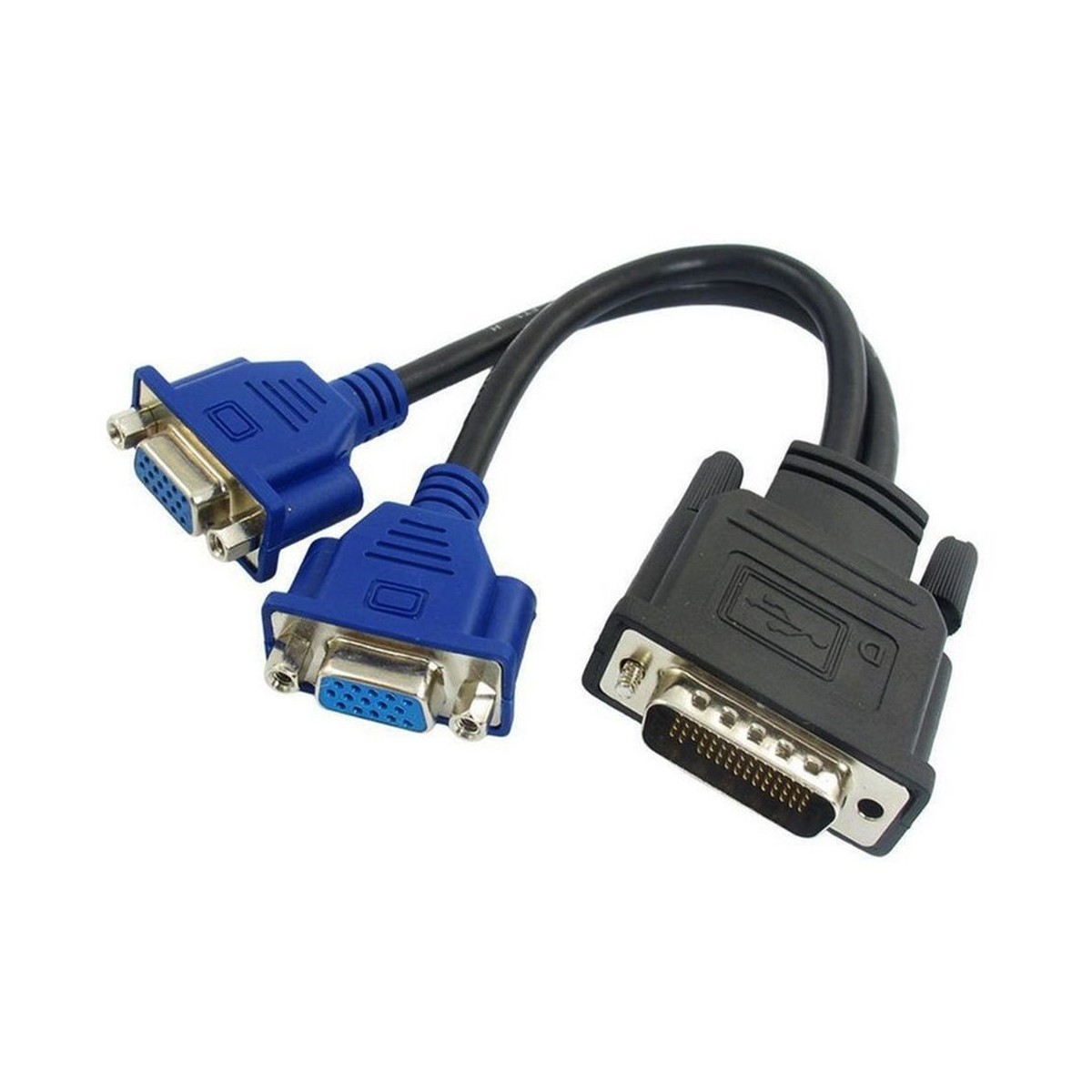 ADAPTER PRZEJŚCIÓWKA DMS-59 NA 2xVGA G9438