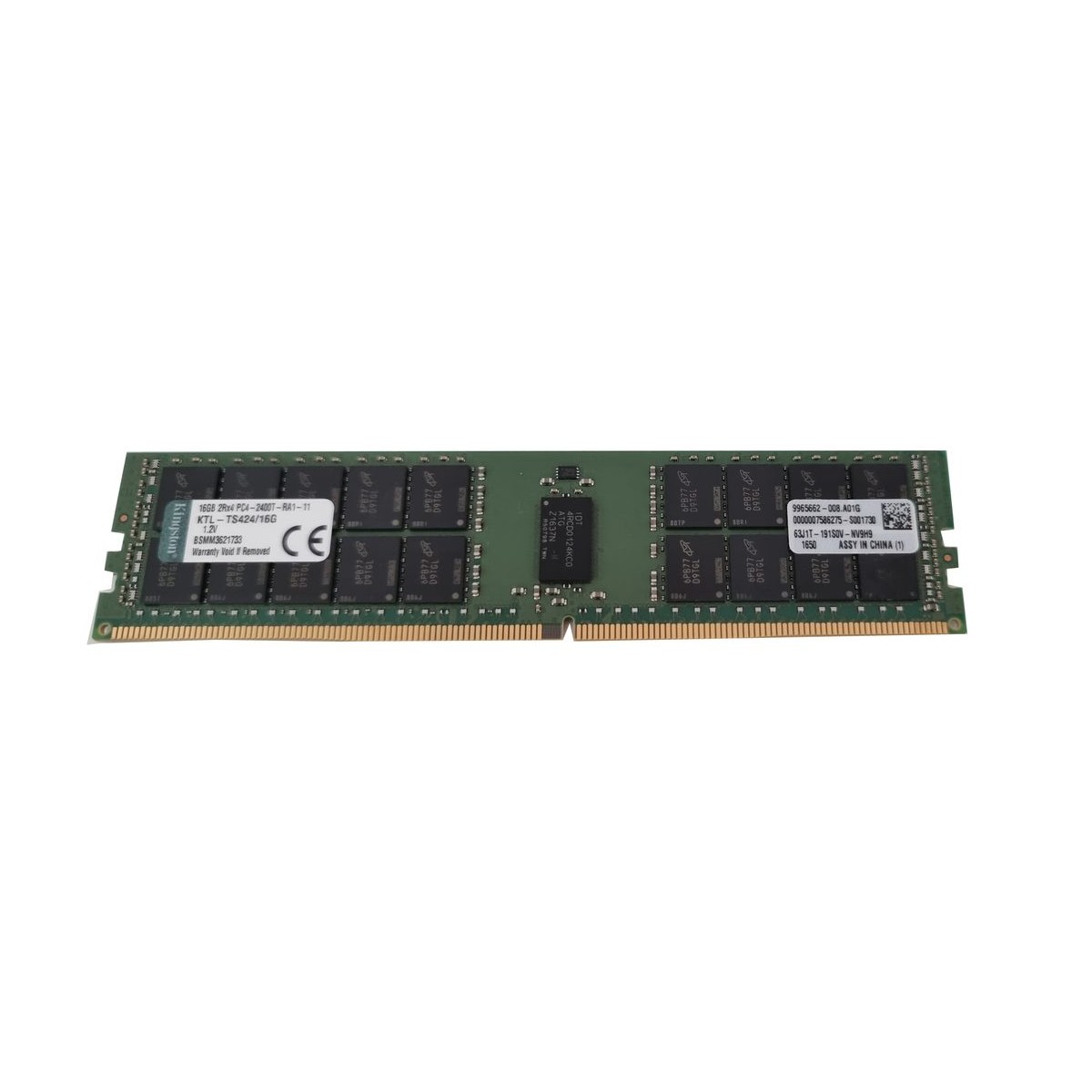 KINGSTON 16GB 2Rx4 PC4-2400T ECC REG KTL-TS424