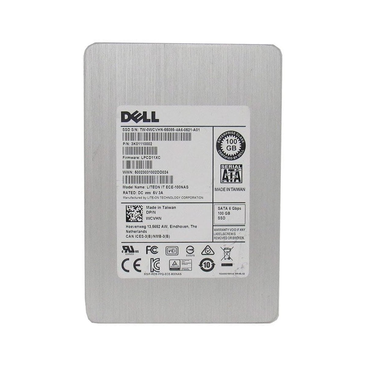 DYSK DELL LITE-ON 100GB SSD SATA 6G 2,5 MLC ECE-100NAS WCVHN