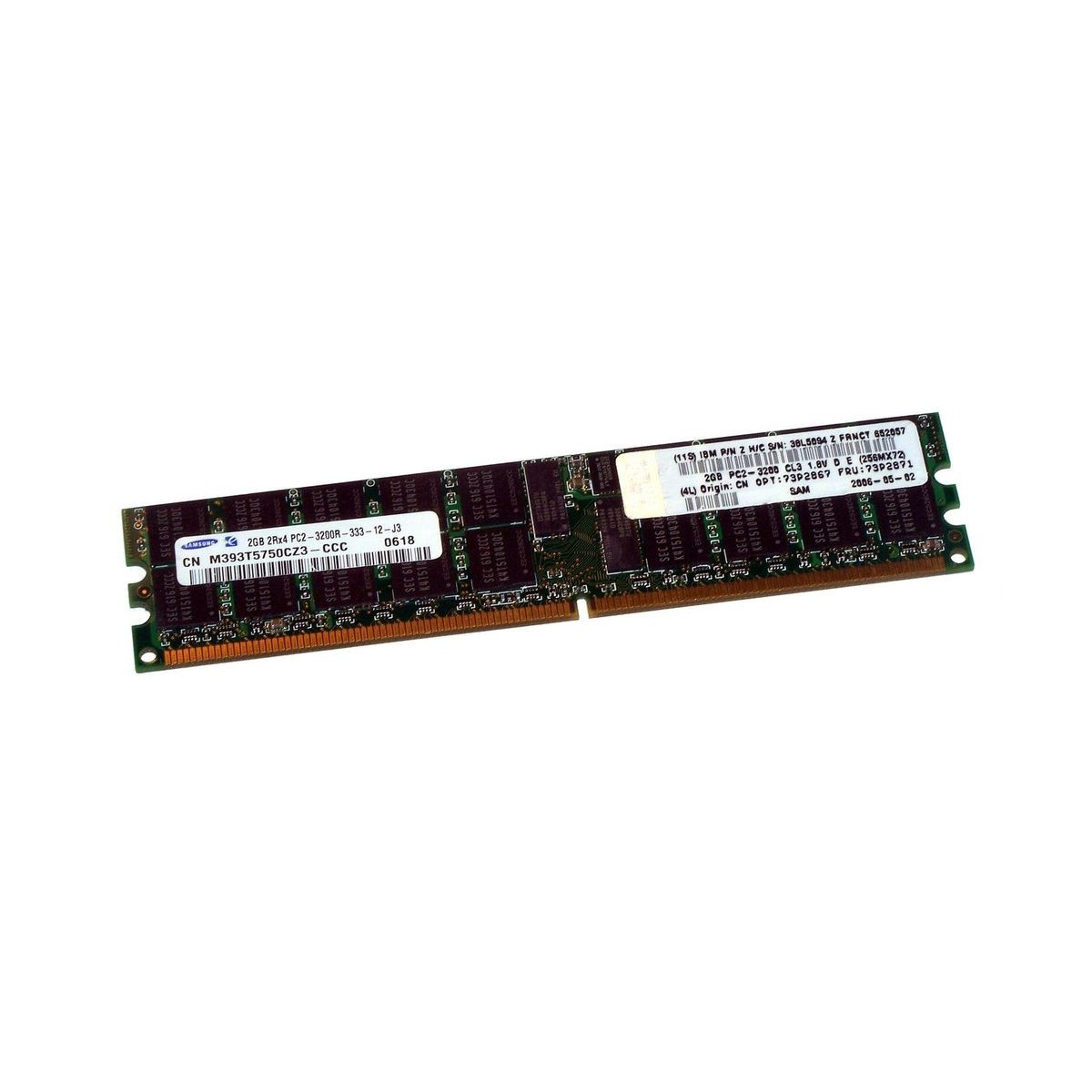 PAMIEC IBM 4GB 2x2GB PC2-3200R 73P2867