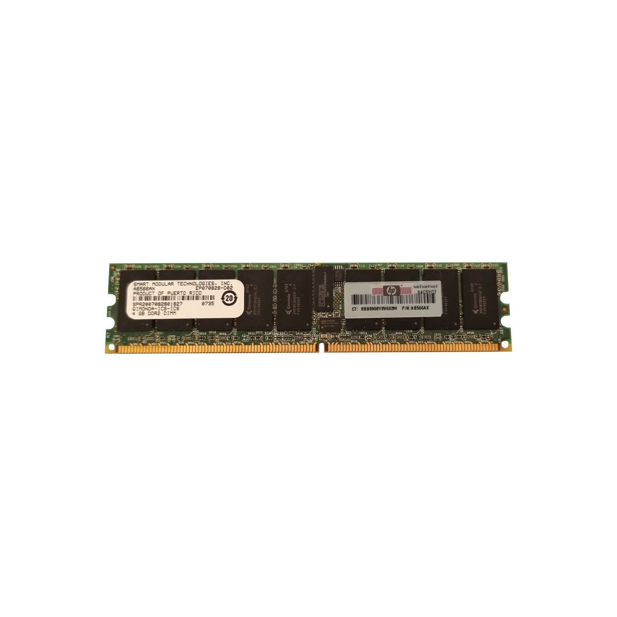 PAMIEC HP 4GB PC2-4200 ECC REG 533MHz AB566AX
