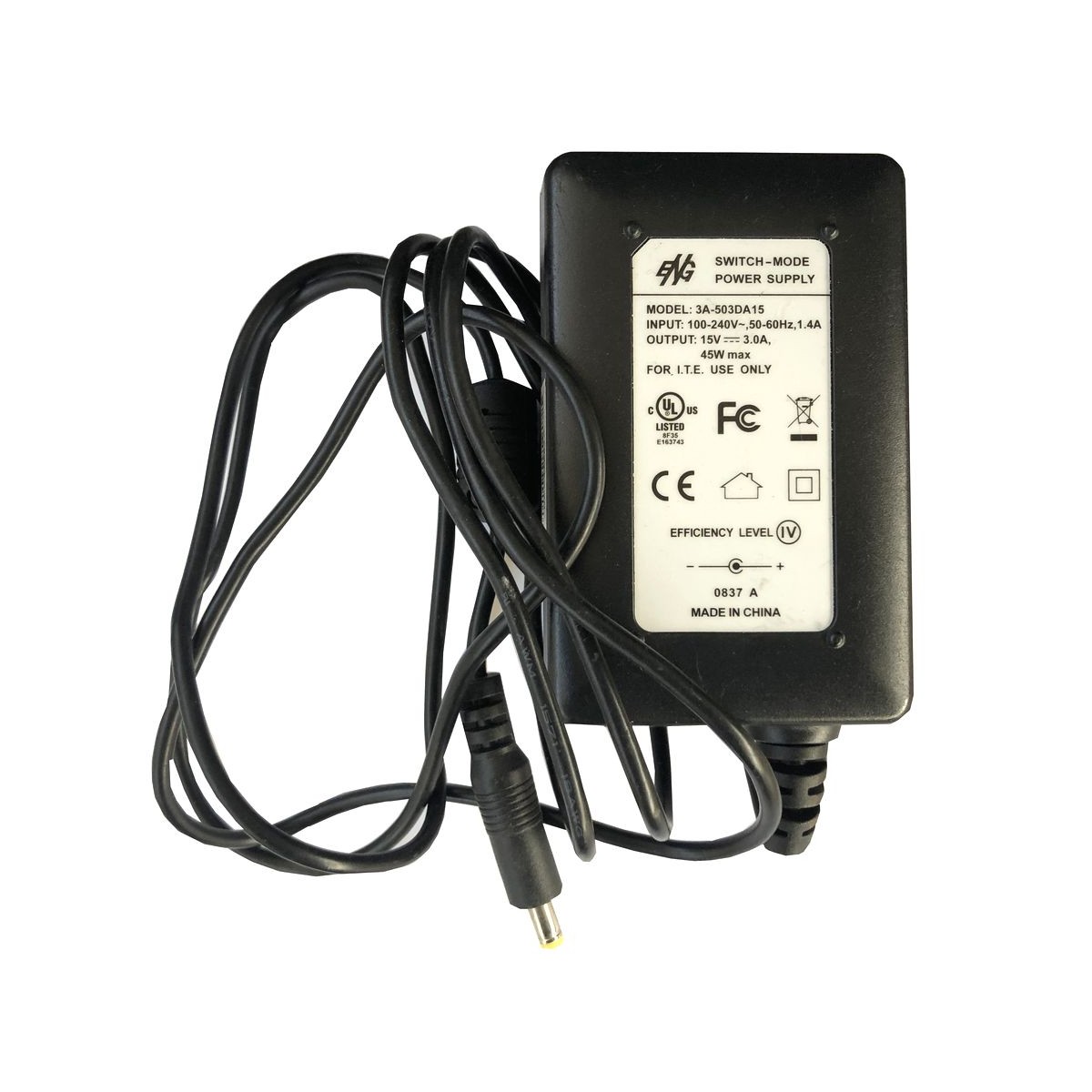 UNIWERSALNY ZASILACZ 15V 3A 45W 3A-503DA15