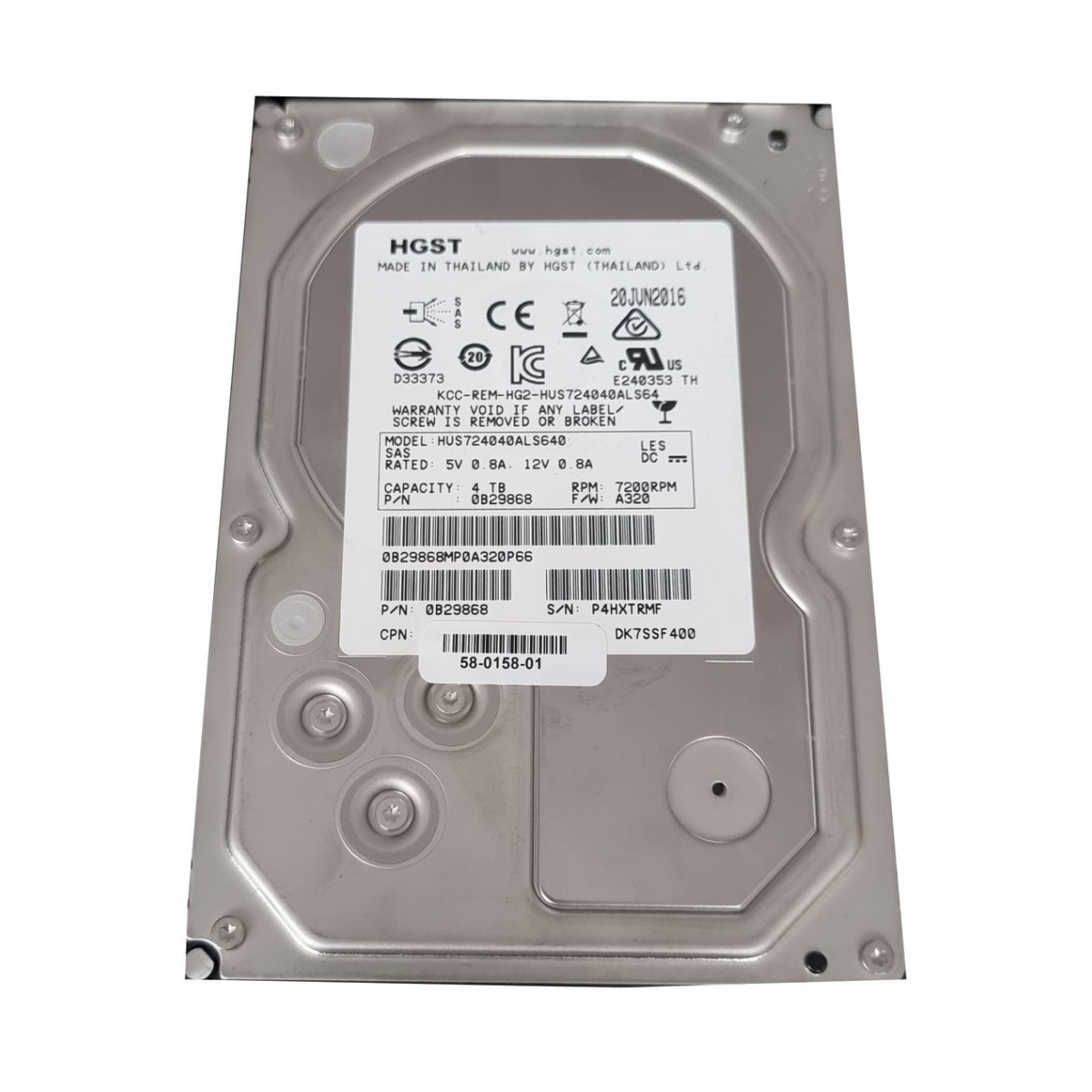 DYSK CISCO HGST 4TB SAS 7.2K 6G 64MB 3,5 0B29868