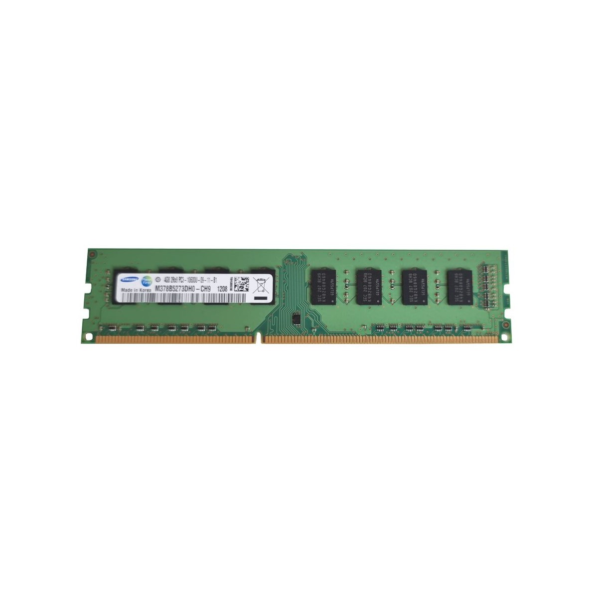 SAMSUNG 4GB DDR3 PC3-10600U M378B5273DH0-CH9