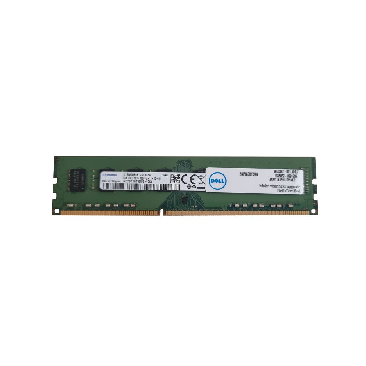 DELL SAMSUNG 8GB PC3-12800U 1600Mhz SNP66GKYC/8G