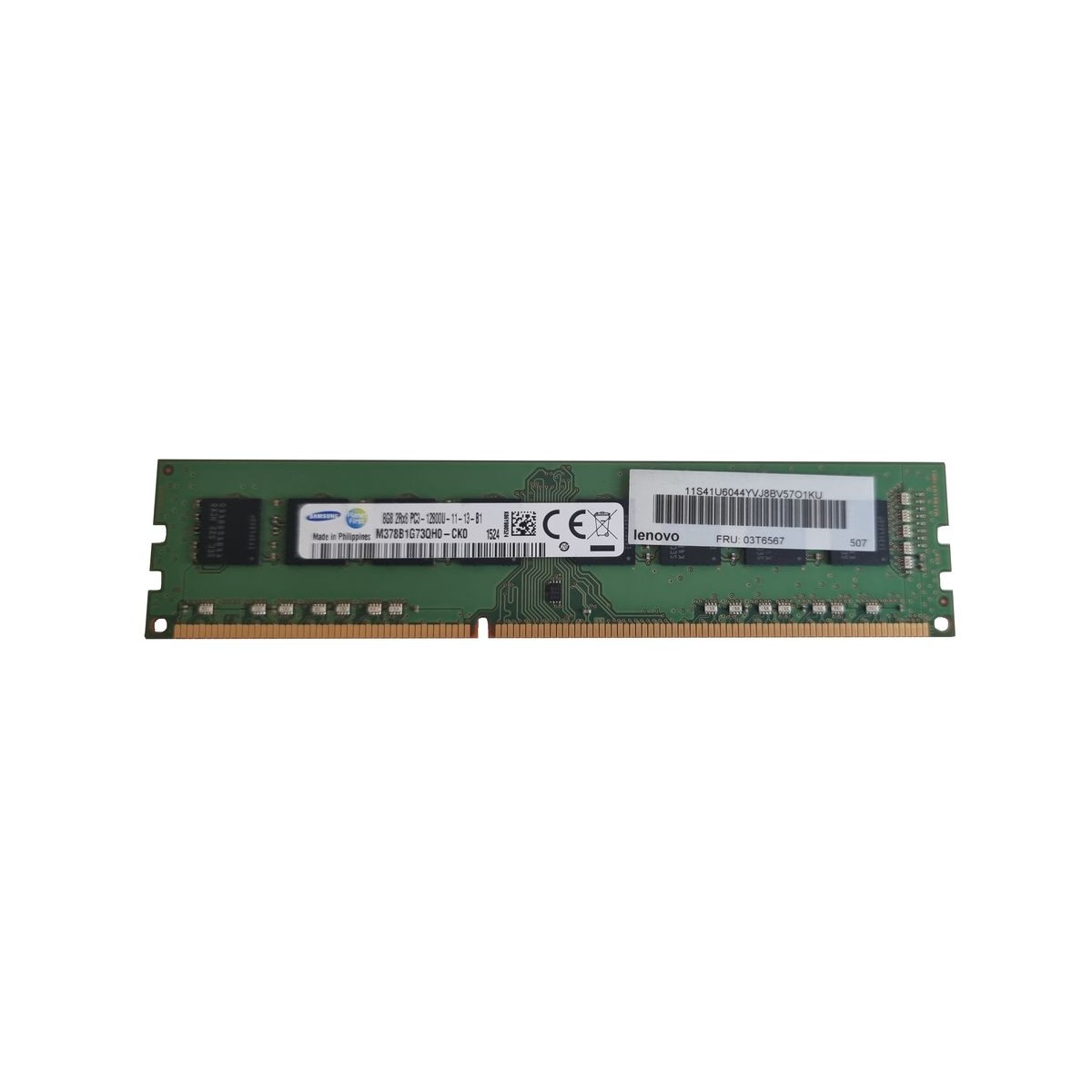 LENOVO SAMSUNG 8GB PC3-12800U M378B1G73QH0-CK0