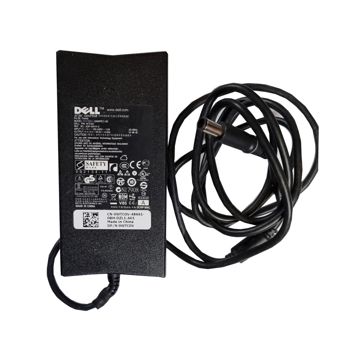 ZASILACZ ŁADOWARKA DELL 19.5V 4.62A 90W 0WTC0V