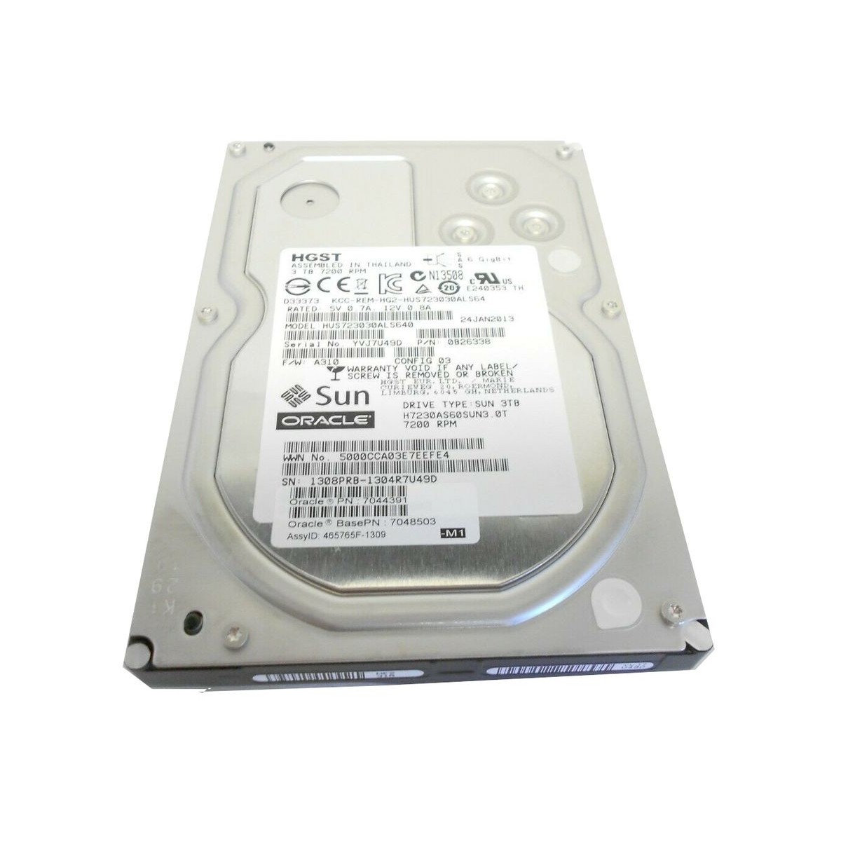DYSK HGST SUN 3TB SAS 6G 7.2K 3,5 0B26338 7044391