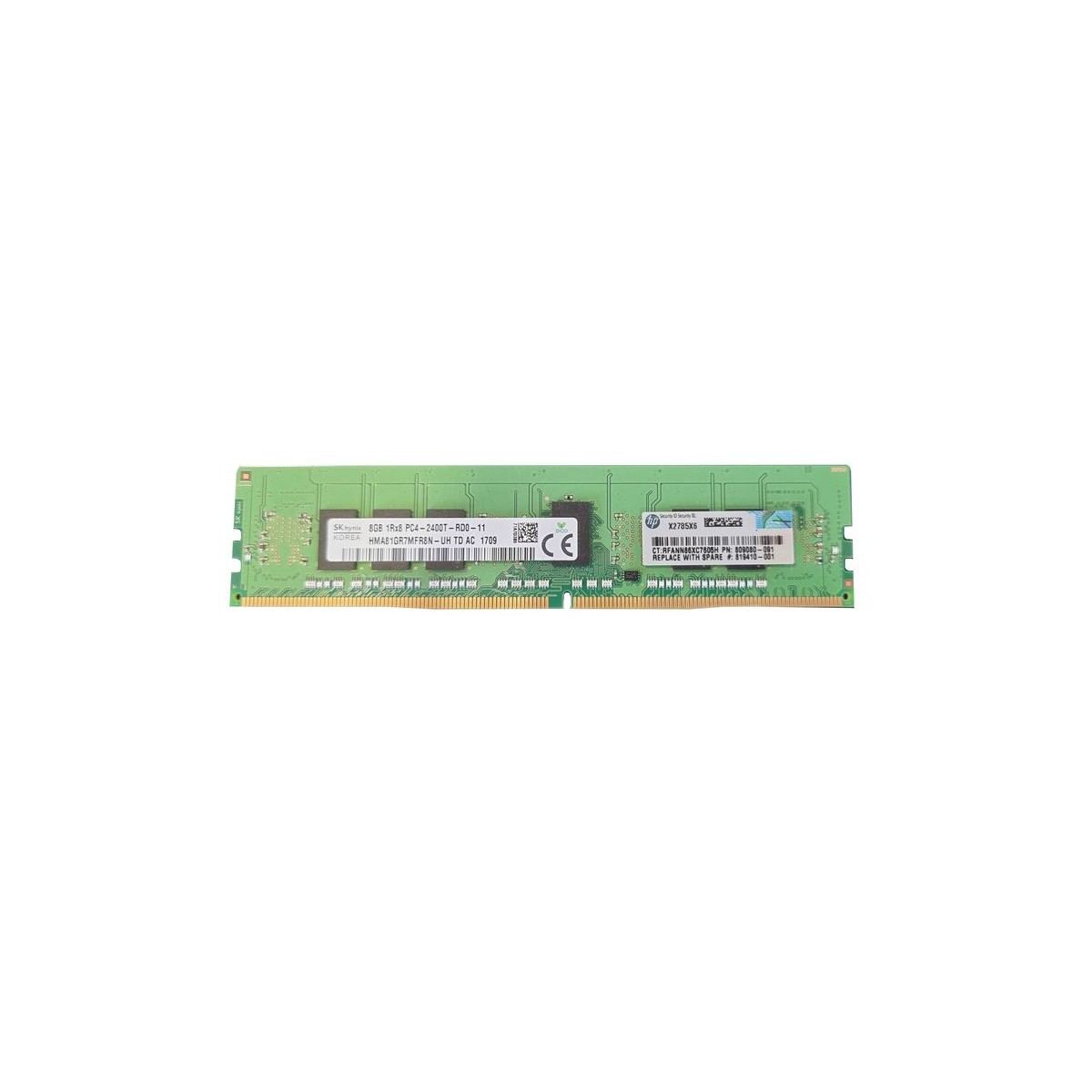 HP HYNIX 8GB 1Rx8 PC4-2400T ECC REG 809080-091