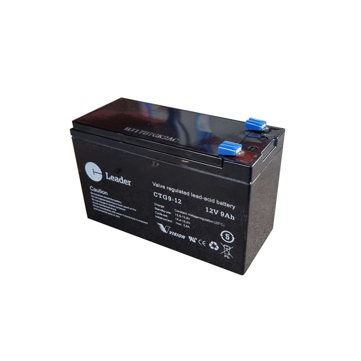 AKUMULATOR LEADER 12V 9Ah CTG9-12