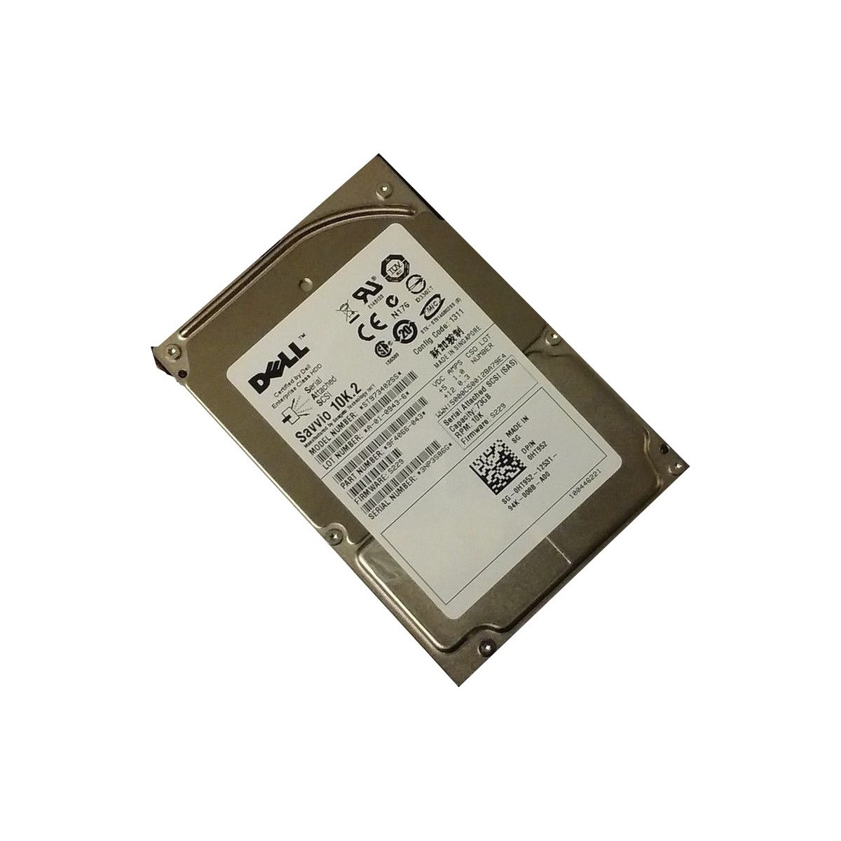 DELL SAVVIO 10K.2 73GB SAS 10K 3G 2,5 0HT952