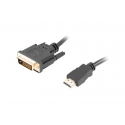 KABEL LANBERG HDMI NA DVI-D (24+1) M/M 3M