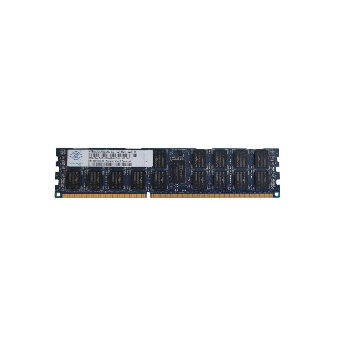 NANYA 8GB PC3L-10600R  ECC REG NT8GC72C4NG0NL-CG