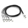 HP 4M EXT MINI-SAS TO 4x1 MINI-SAS CABLE AN976A