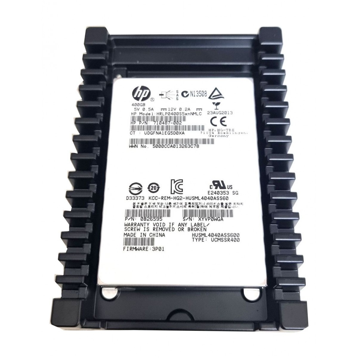 DYSK HP 400GB SAS SSD 6G  3,5 710487-002