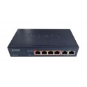 BIURKOWY SWITCH PLANET FSD-604HP 6x10/100 4xPoE