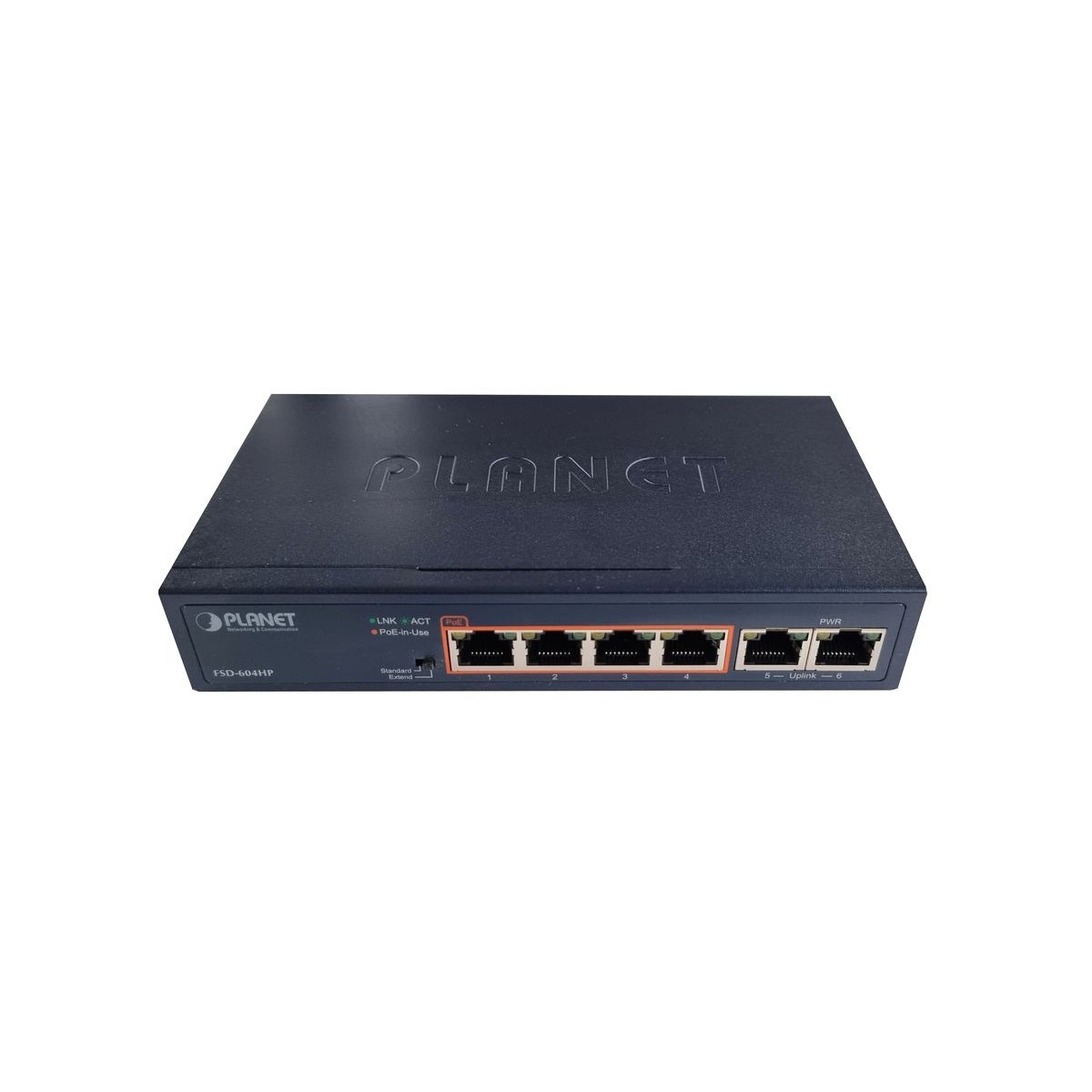 BIURKOWY SWITCH PLANET FSD-604HP 6x10/100 4xPoE