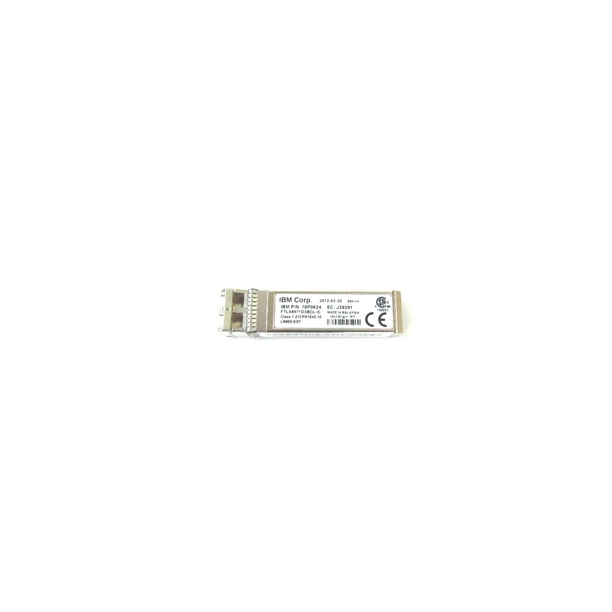 GBIC IBM 10GBE SFP+ SR TRANSCEIVER 78P0624