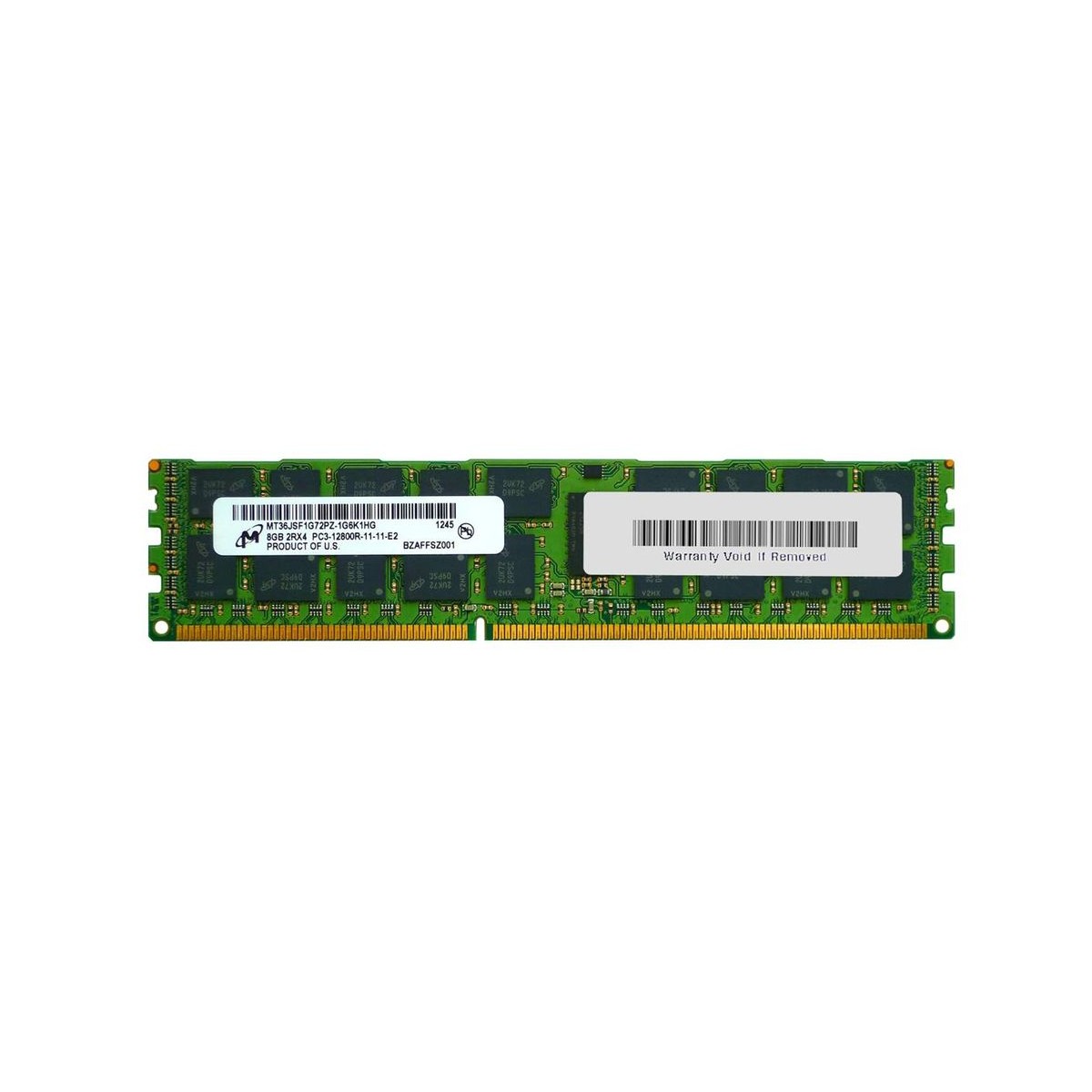 MICRON 8GB PC3-12800R ECC REG MT36JSF1G72PZ
