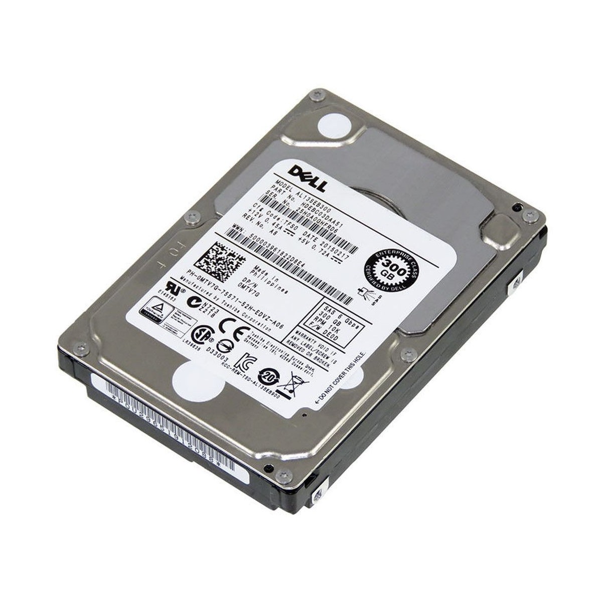 DYSK DELL 300GB SAS 10K 6G 2,5 0MTV7G