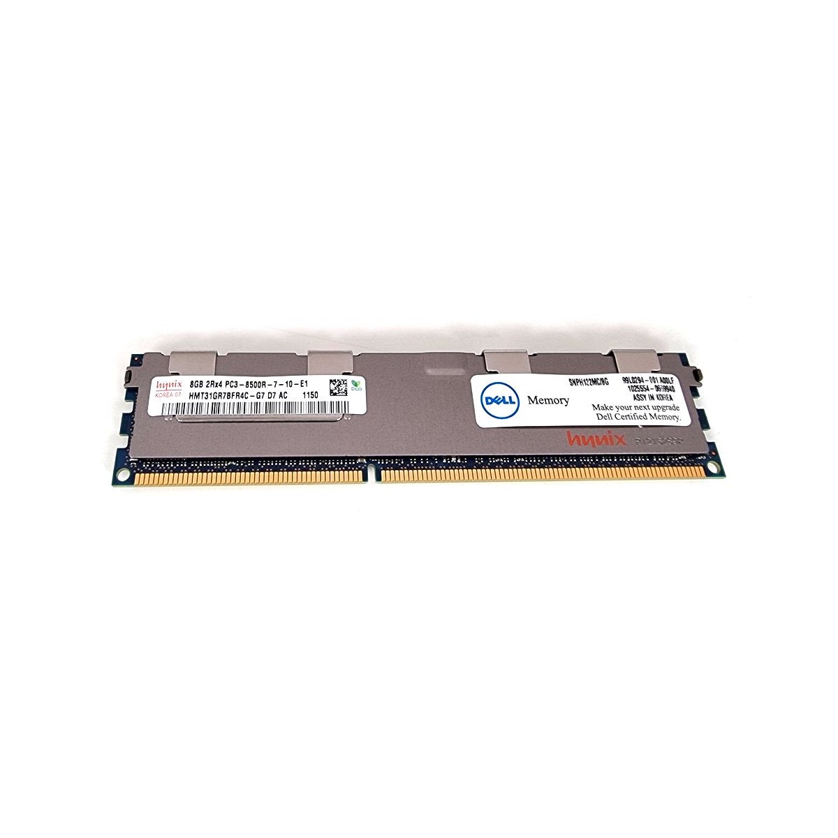 DELL HYNIX 8GB 2Rx4 PC3-8500R ECC REG SNPH132MC/8G