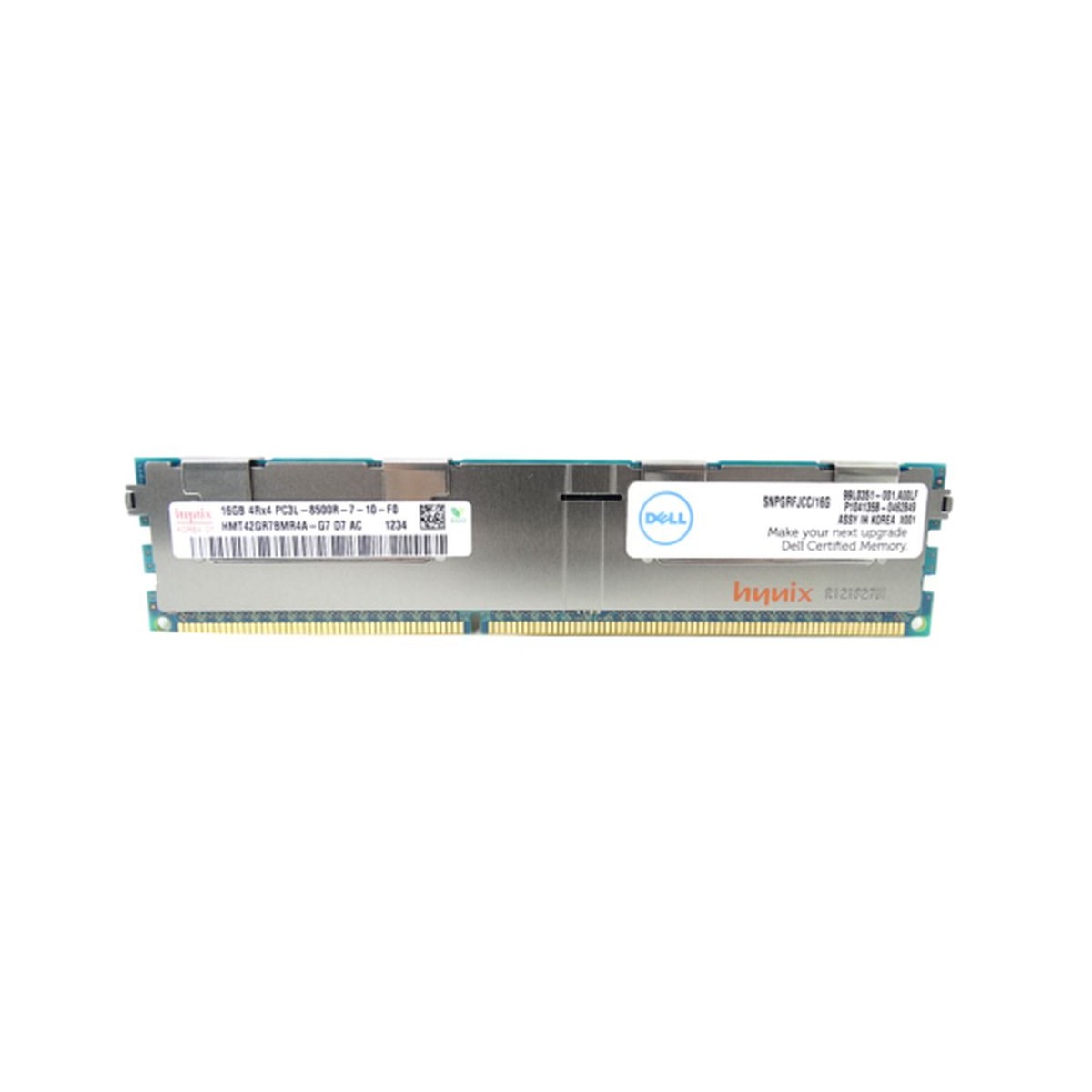 DELL 16GB 4Rx4 PC3L-8500R ECC REG SNPGRFJCC/16G