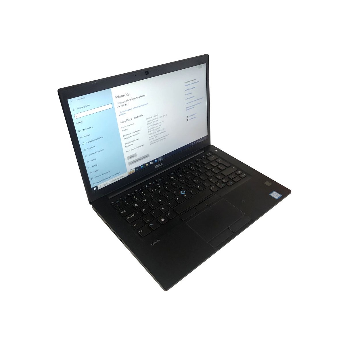 LAPTOP DELL E7480 14' i5 8GB 256GB M.2 WIN10 KL.A-