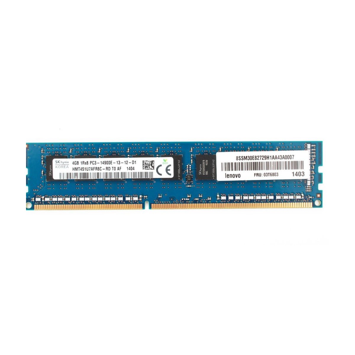 PAMIEC LENOVO 4GB 1Rx8 PC3 14900E 03T6803