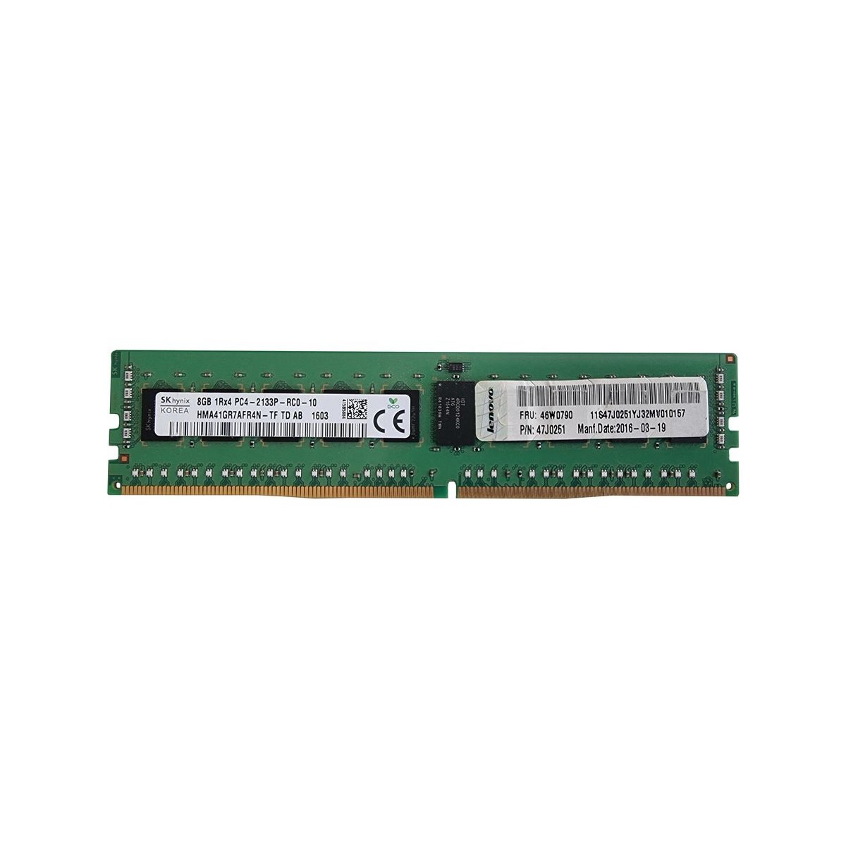 LENOVO HYNIX 8GB 1Rx4 PC4-2133P ECC REG 47J0251