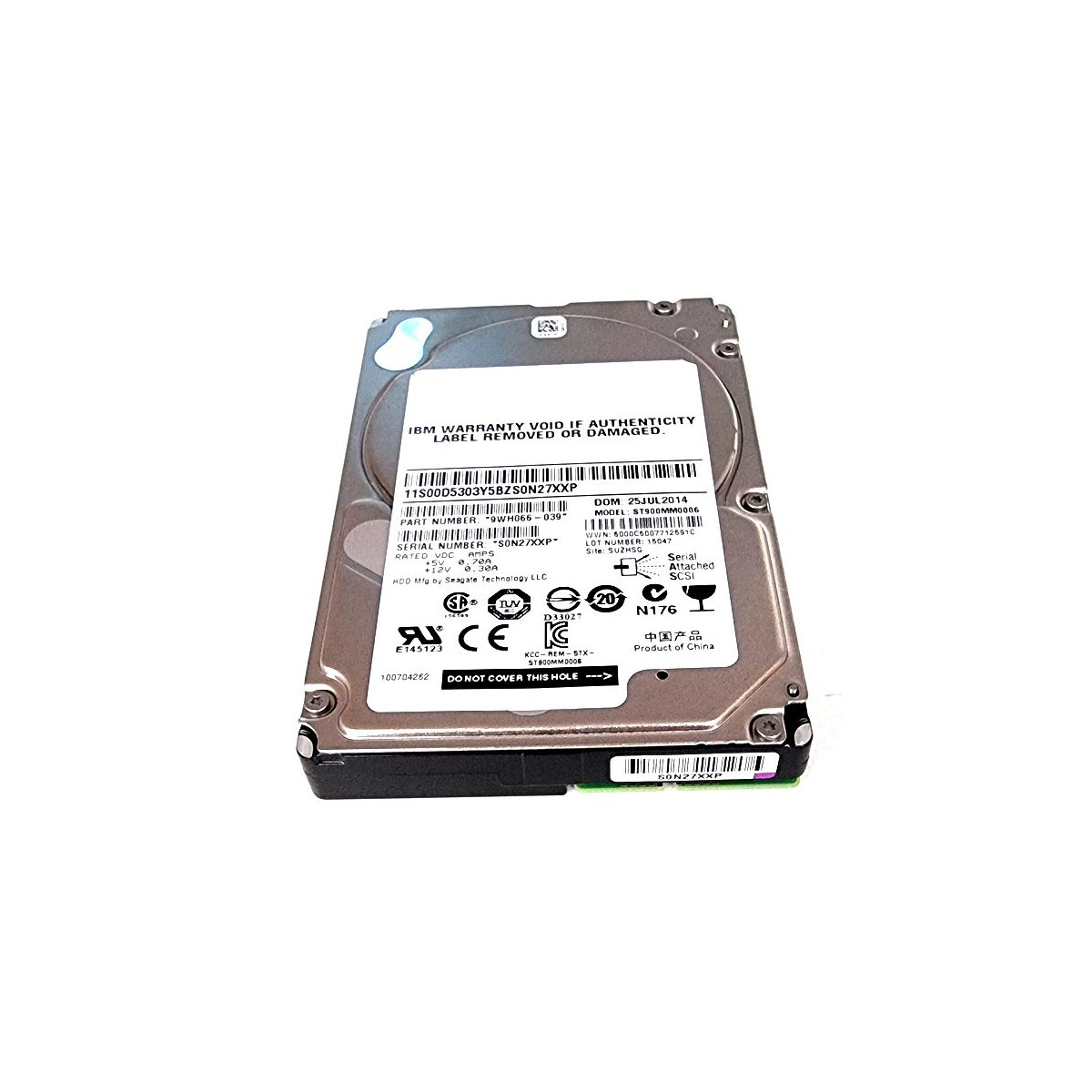 SEAGATE 900GB SAS ST900MM0006 6G 10K 2,5 9WH066