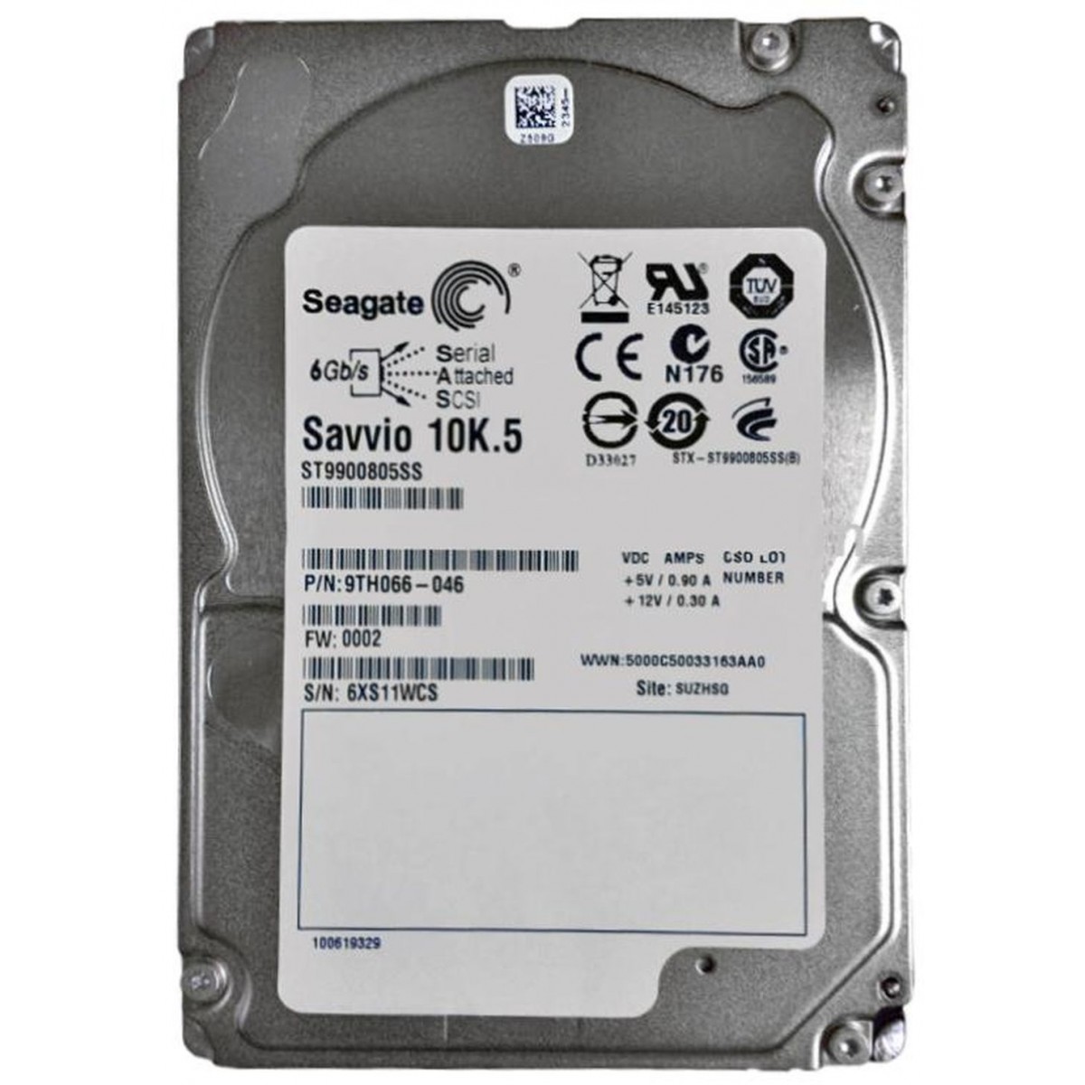 SEAGATE 10K.5 900GB SAS ST9900805SS 6G 2,5