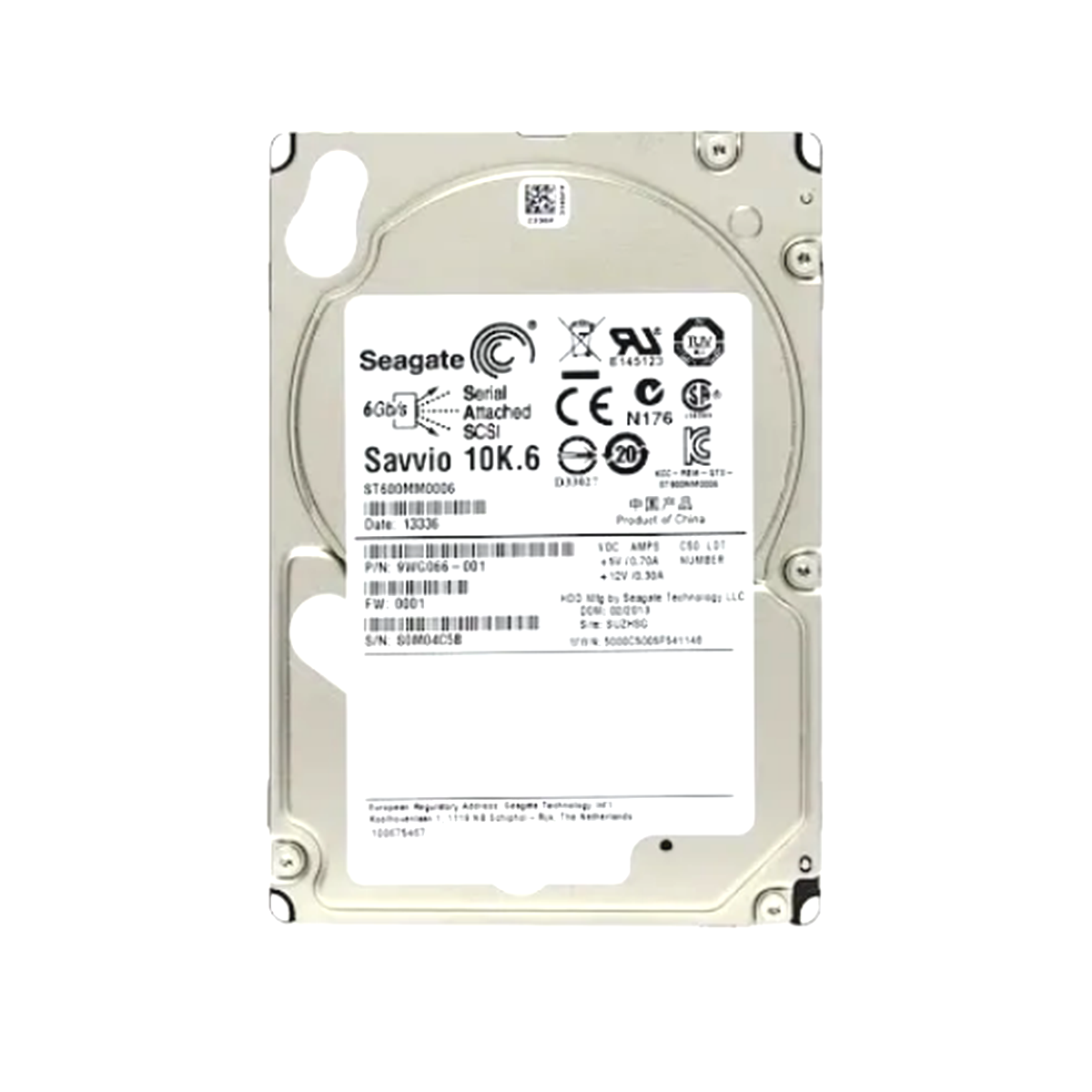 SEAGATE SAVVIO 10K.6 600GB SAS 6G 2,5 ST600MM0006