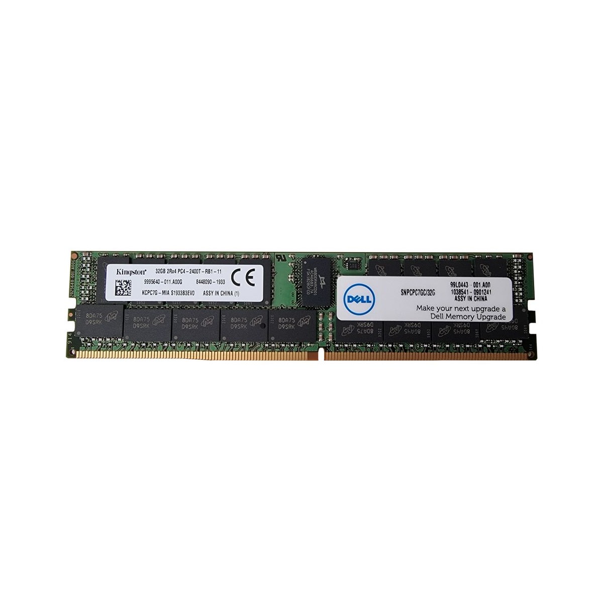 DELL KINGSTON 32GB 2Rx4 PC4-2400T ECC REG KCPC7