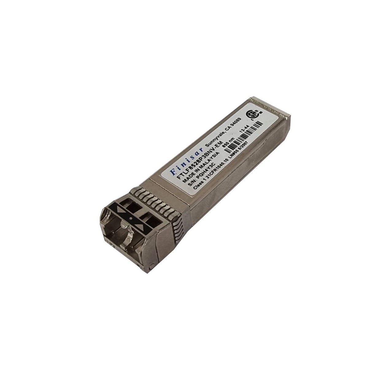 GBIC FINISAR 8GB SFP+ SW 850nm FTLF8528P3BNV-EM