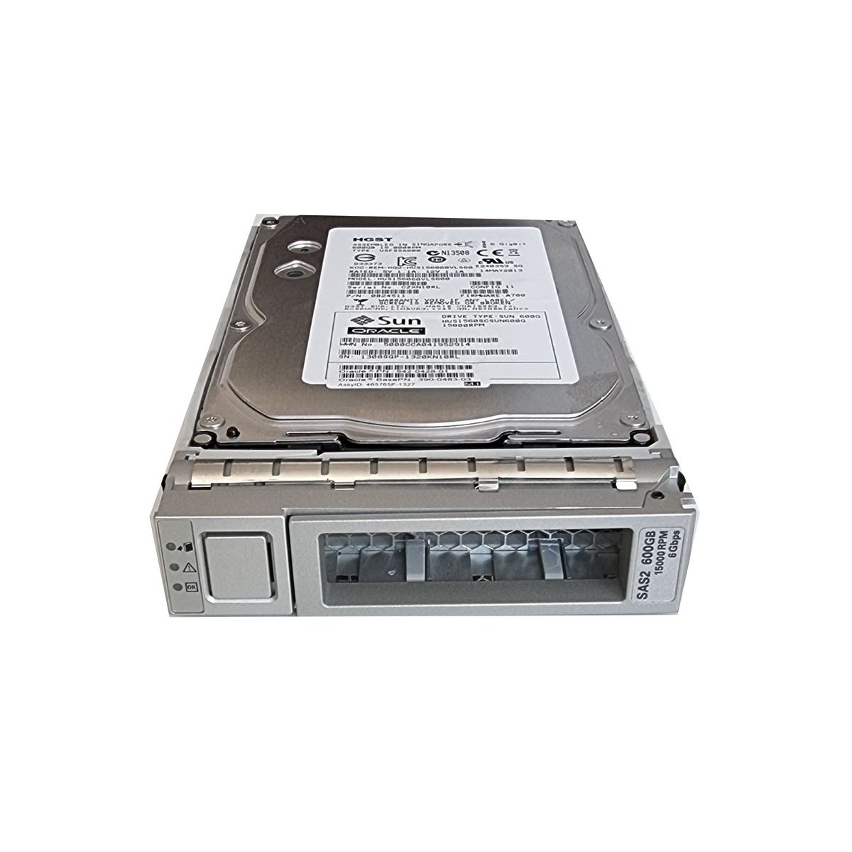 HGST SUN ORACLE 600GB SAS 15K 6G 3,5 RAMKA 0B24511