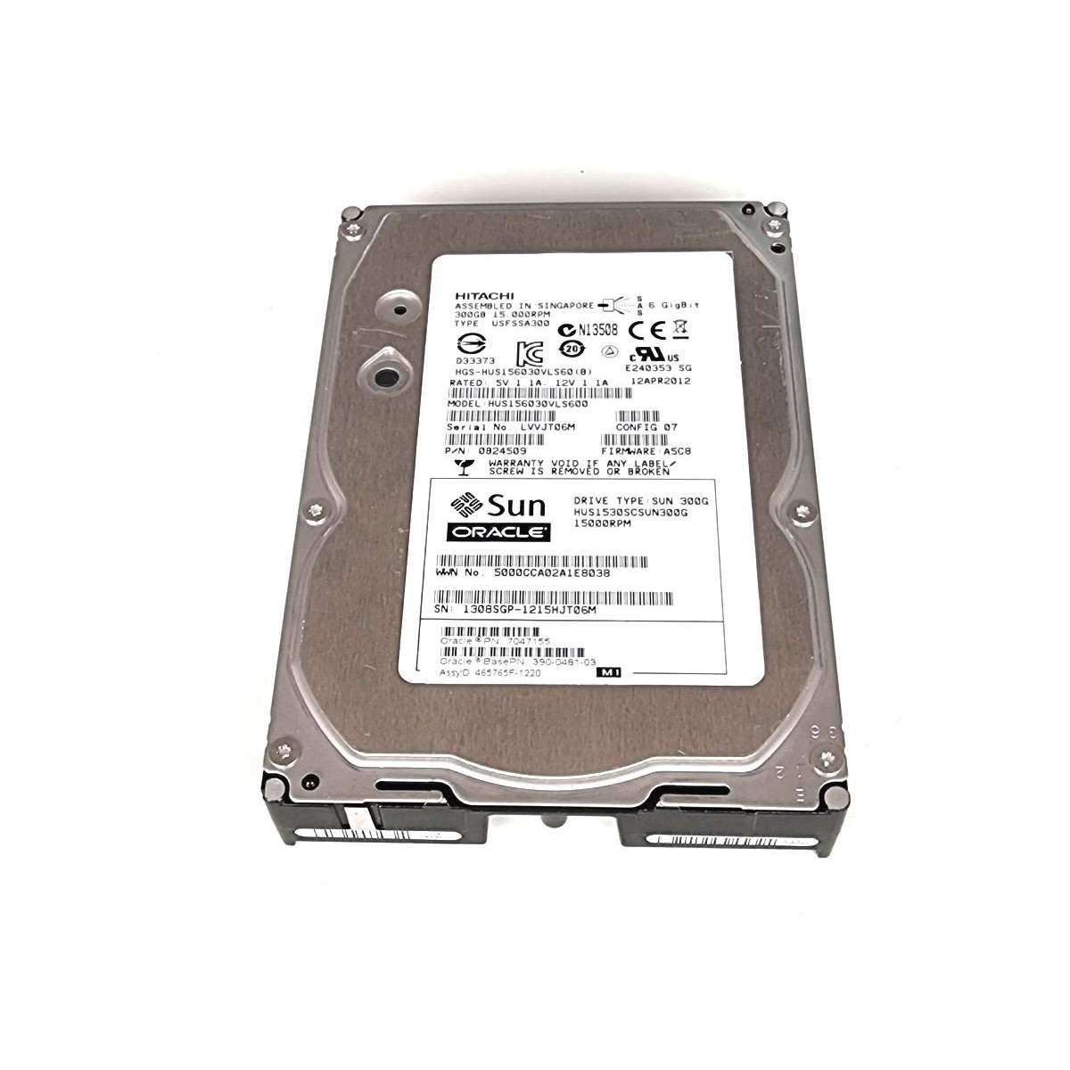 DYSK SUN HITACHI 300GB SAS 15K 6G 3,5 390-0481-03