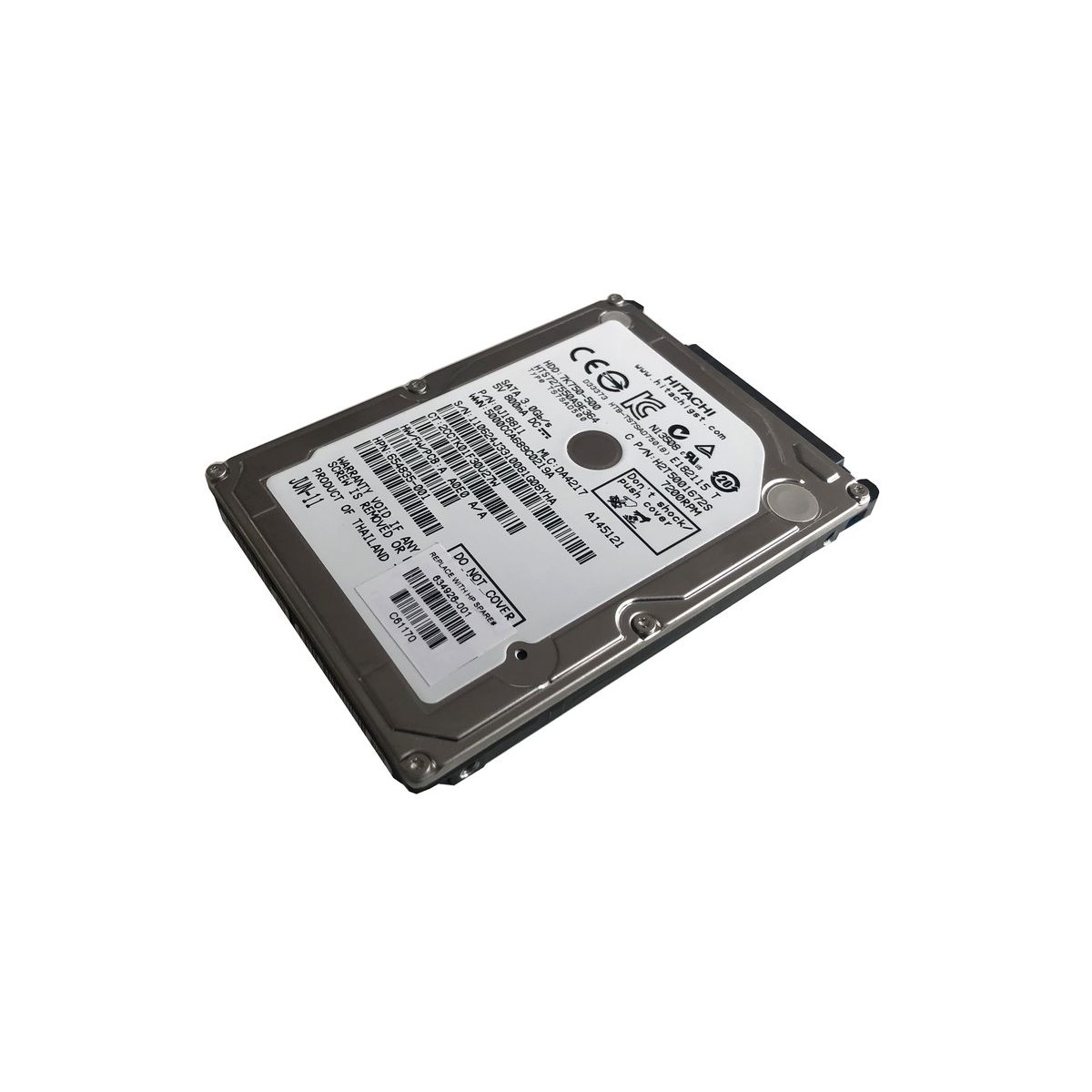 DYSK HP HITACHI 500GB SATA 7.2K THIN 654835-001