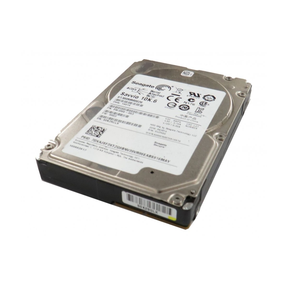 SEAGATE SAVVIO 10K.6 300GB SAS 6G 2,5 ST300MM0026