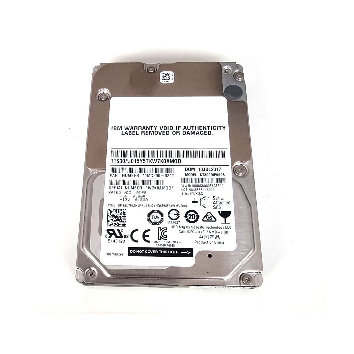SEAGATE IBM 300GB SAS 15K 12G 2,5 ST300MP0005