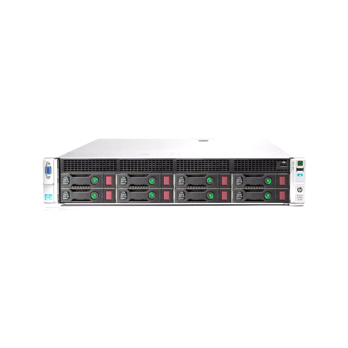 HP DL380e G8 1xE5-2407 32GB 2x480 2x2TB SZYNY W10