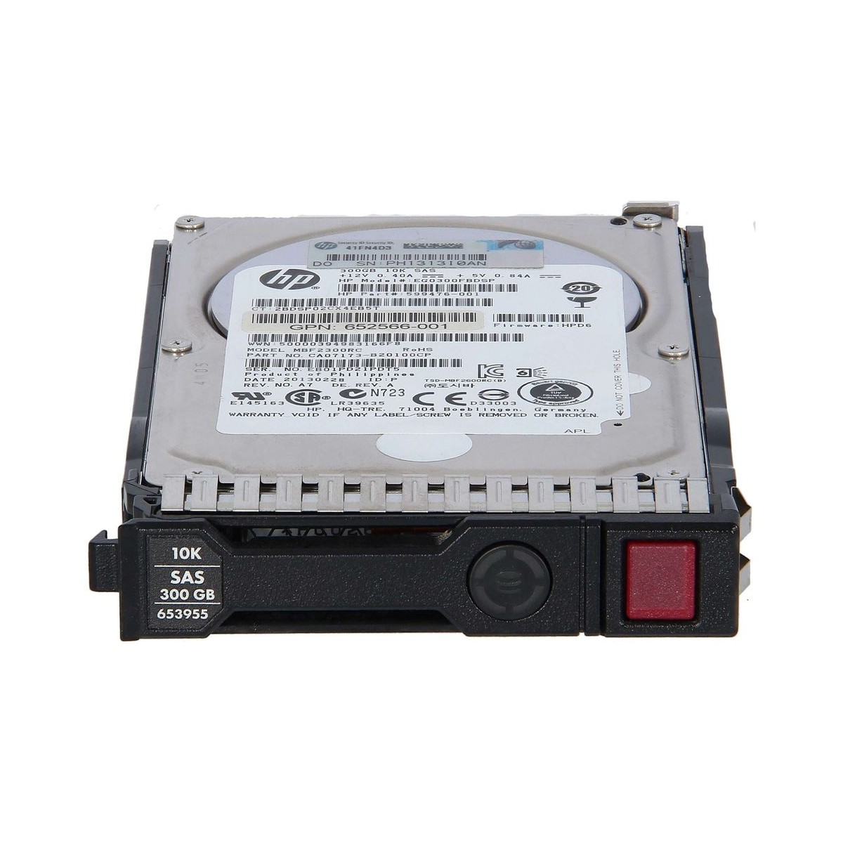 HP 300GB SAS EG0300FCHHR 10K 6G 2,5 666355-001