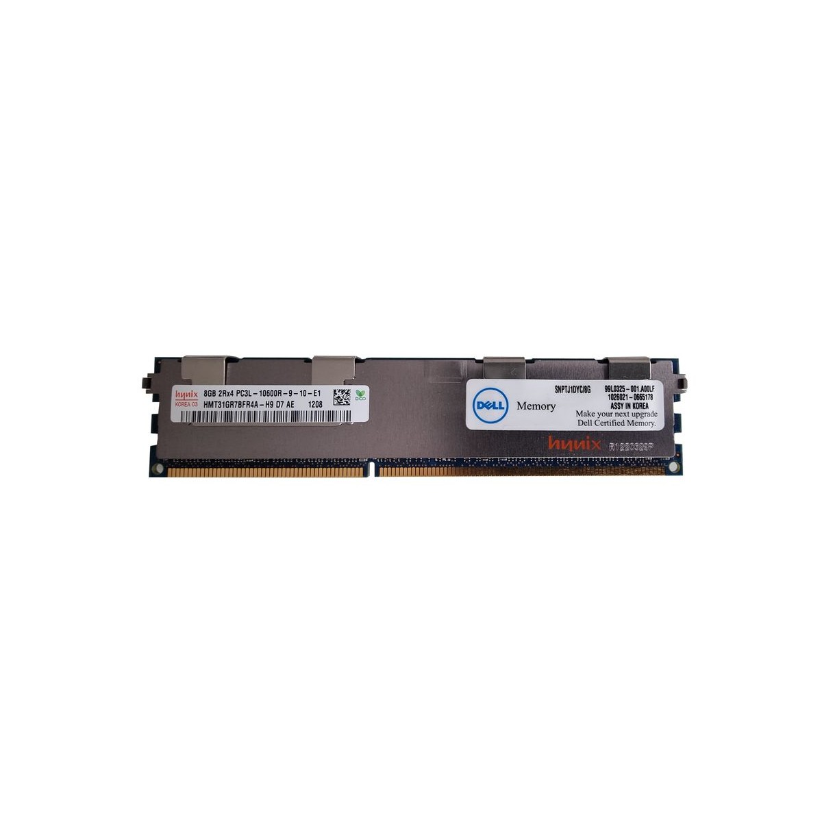 DELL HYNIX 8GB 2Rx4 PC3L-10600R HMT31GR7BFR4A-H9