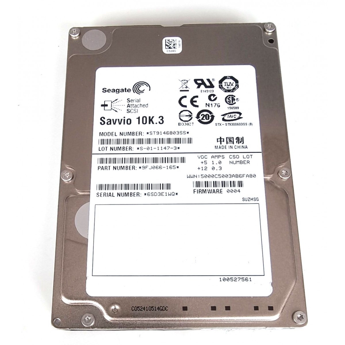 DYSK SEAGATE 10K.3 146GB SAS ST9146803SS 6G 2,5