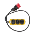 LISTWA ADAPTER Z SIŁY 400V NA 3x 230V 16A IP44 1M