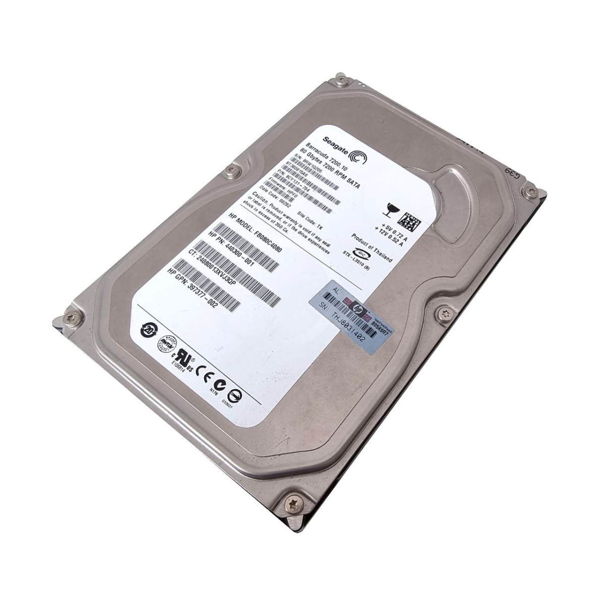 DYSK HP SEAGATE 80GB SATA 7.2K 3,5 440300-001