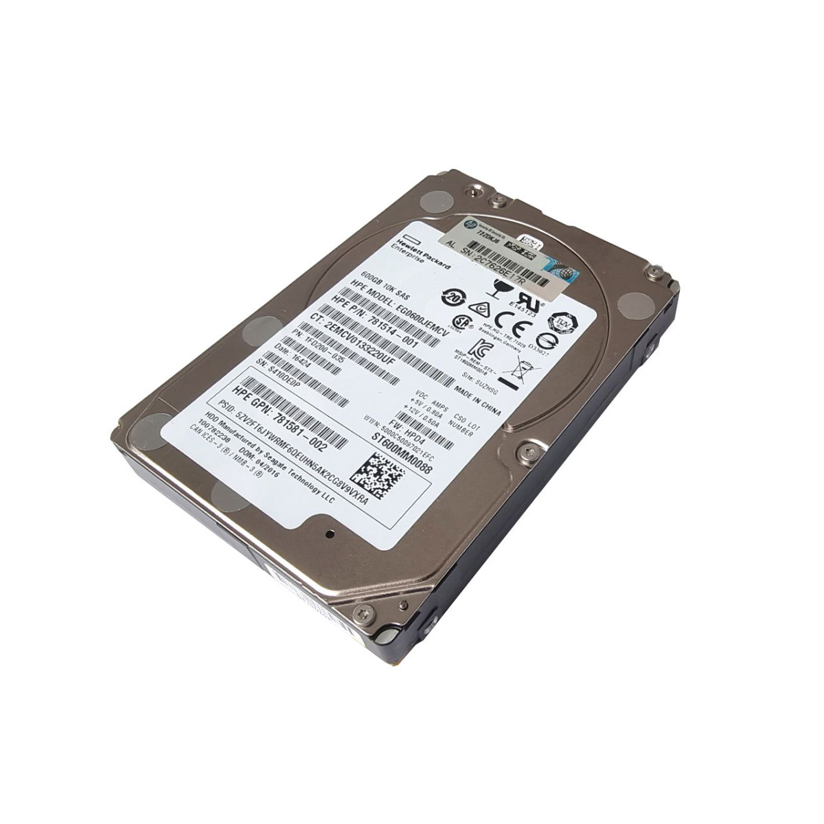DYSK HP SEAGATE 600GB SAS 10K 12G 2,5 781514-001