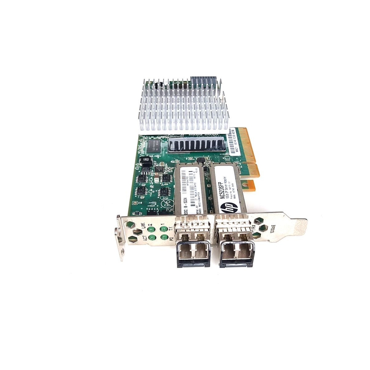 HP NC523SFP QLE3242 2x10GB 2xGBIC LOW 593742-001