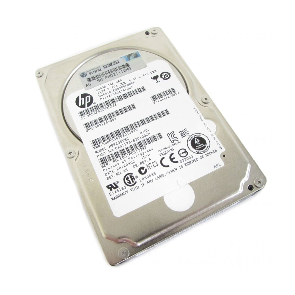 DYSK HP 300GB SAS 10K 6G 2,5 599476-001